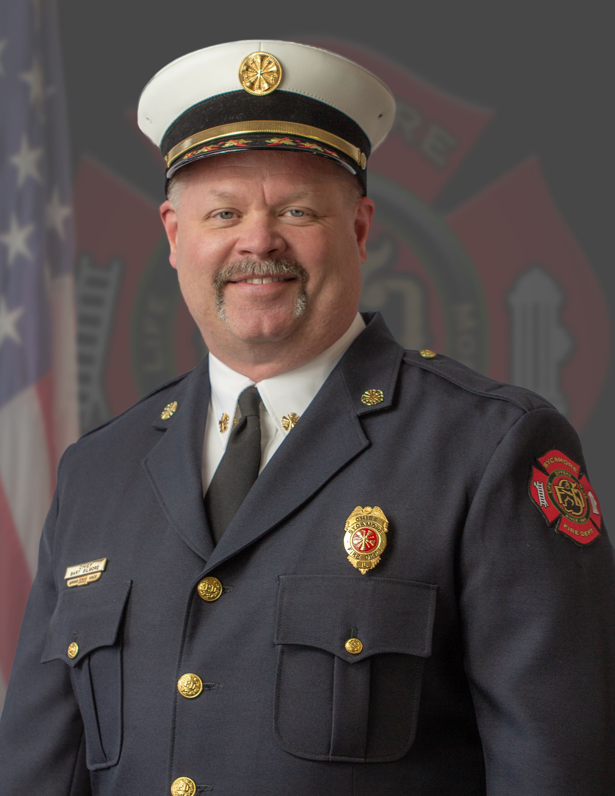 Portrait of Chief Bart Gilmore in uniform